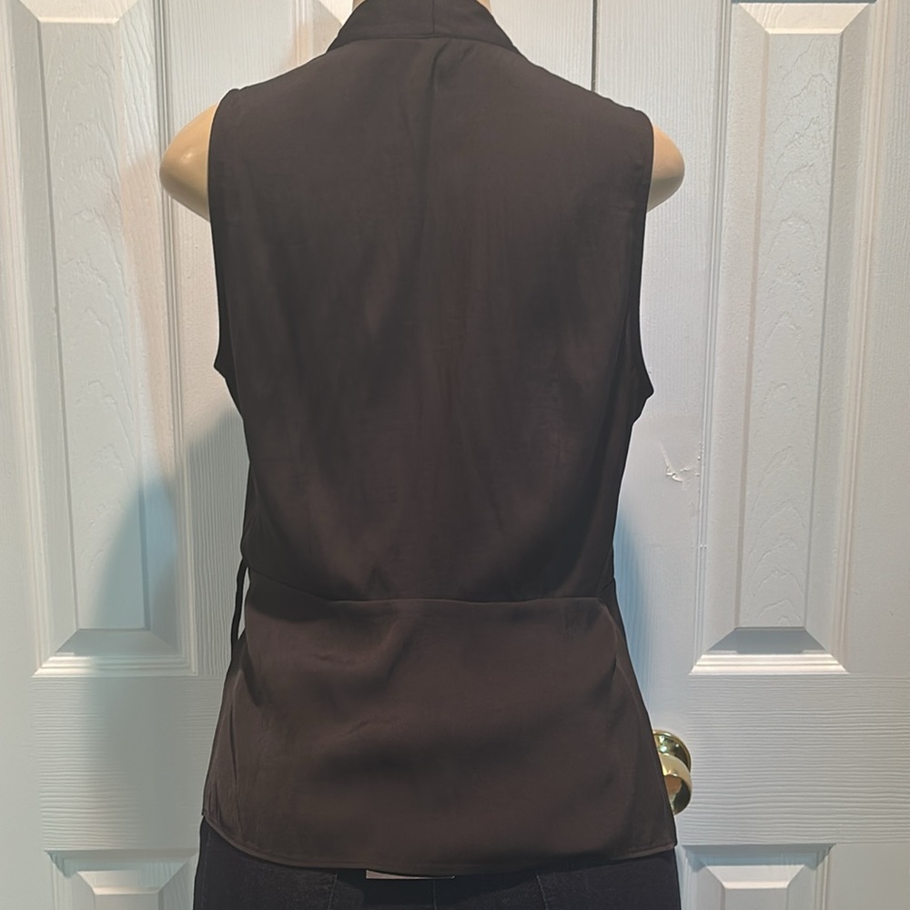 Black Wrap Top | Banana Republic size S - Picture 6 of 8